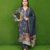 New 3 Piece Printed Khaddar Stitched Suit